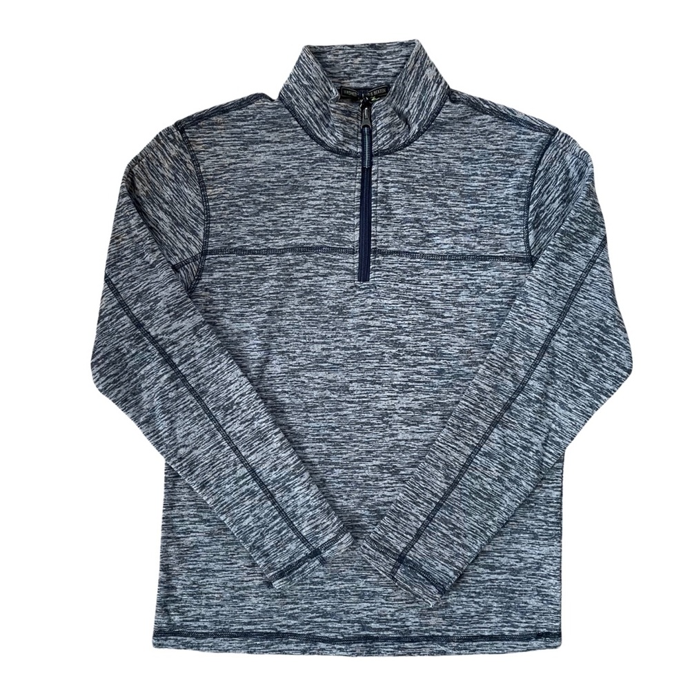 Vintage 1946 1/4 Zip Fleece Mock Neck Pullover Space Dye NWT